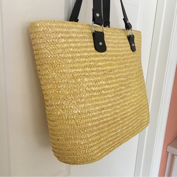 Straw Tote Bag - Picture 5 of 9